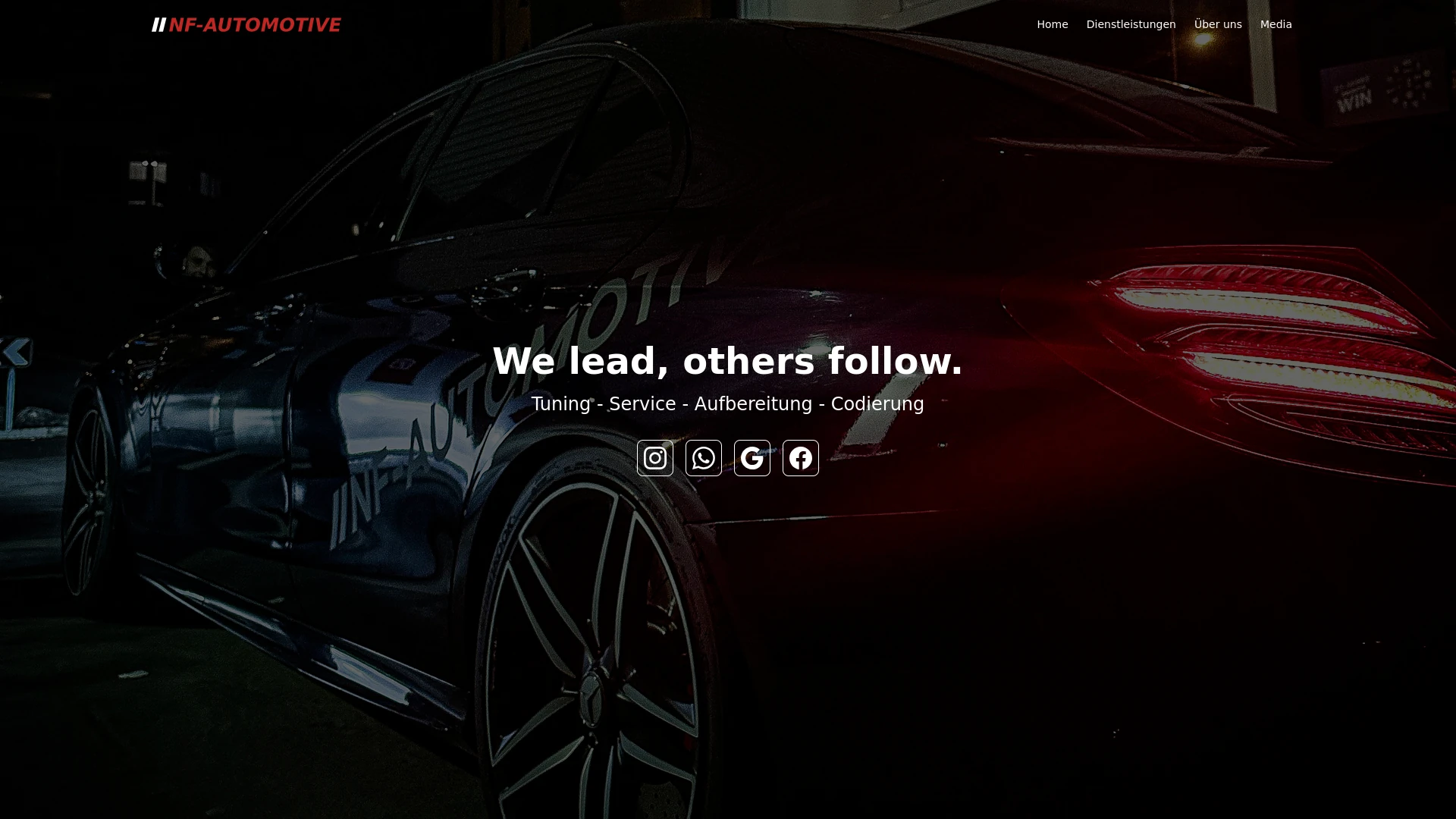 NF-Automotive Webseite